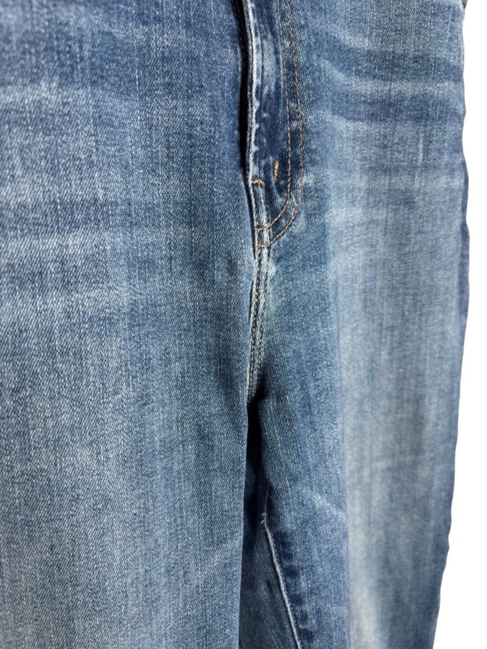 Mother The Hustler Ankle Fray High Rise Stretch Denim Jeans in Healing Jar SZ 30 - Picture 4 of 16